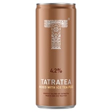 Tatratea Mixed with Ice Tea Fizz szénsavas alkoholos ital őszibarack ízesítéssel 4,2% 250 ml