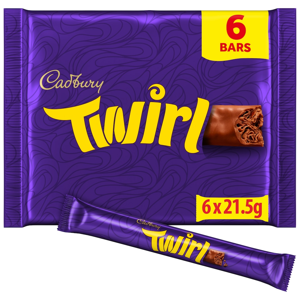 image 1 of Cadbury Twirl Milk Chocolate 6pk Multipack 129 g