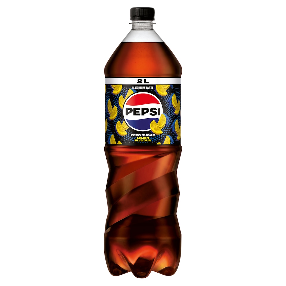 Pepsi Zero colaízű energiamentes szénsavas üdítőital édesítőszerekkel citrom ízesítéssel 2 l