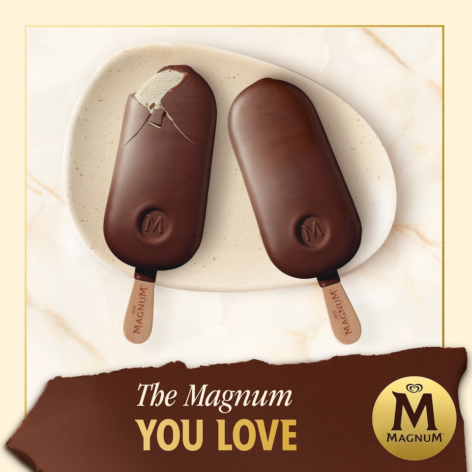 image 1 of Magnum Classic Ice Cream Sticks 6x100ml
