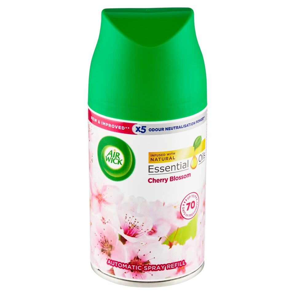 Obrázek 1 pro produkt Air Wick Freshmatic Náplň do osvěžovače vzduchu květy třešní 250ml