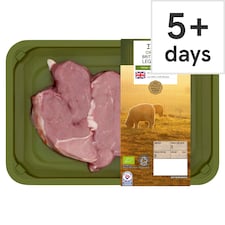 Tesco Organic British Lamb Leg Steaks 300G