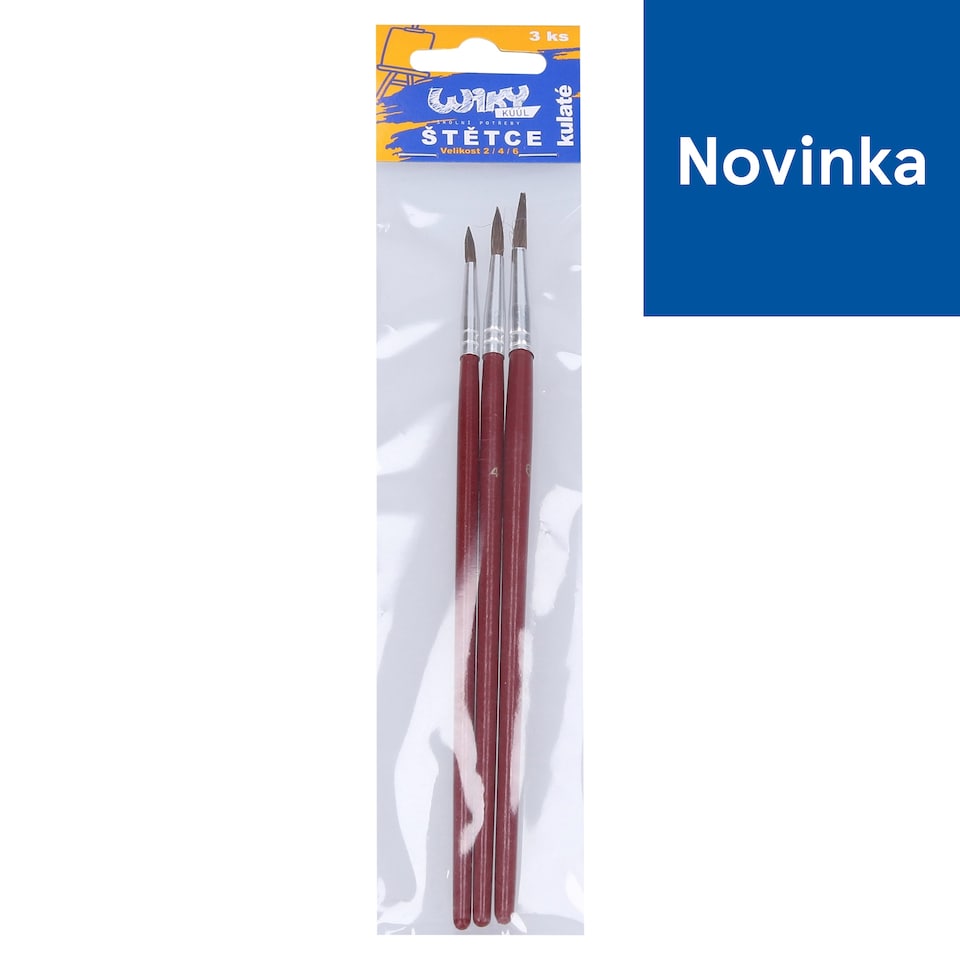 Wiky Kúúl guľaté štetce 3 ks