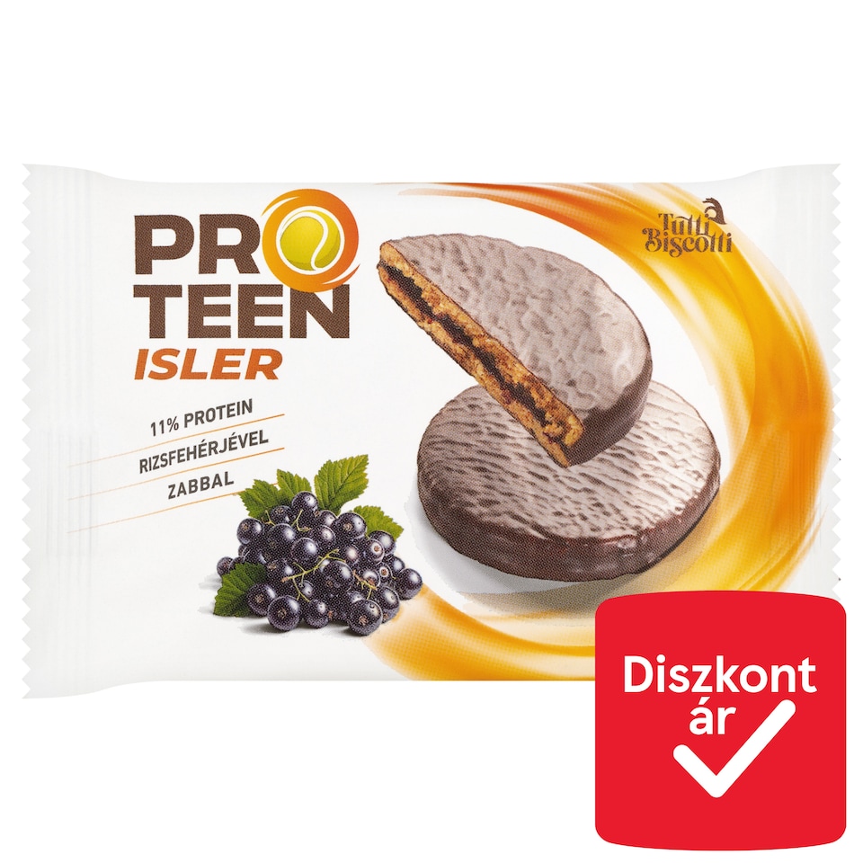 image 1 of ProTeen Isler High-Protein Linzer Pasta Filled with Blackcurrant Jam 55 g
