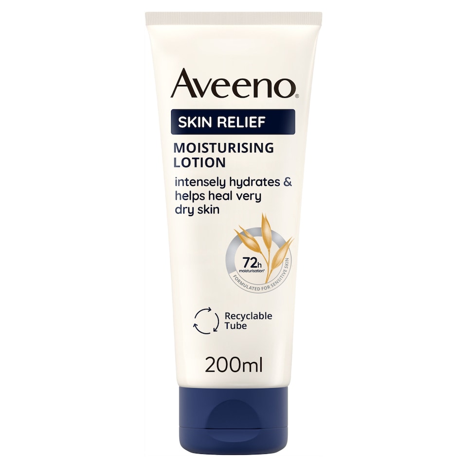 image 1 of Aveeno Skin Relief Body Lotion Moisturiser for Very Dry Skin 200ml