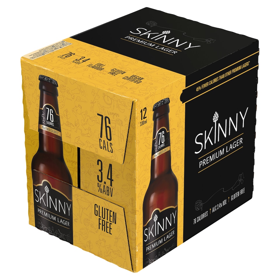 Skinny Premium Lager 12x330ml 