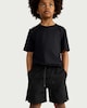 image 1 of F&F Active Boys Cotton Blend Shorts in Black