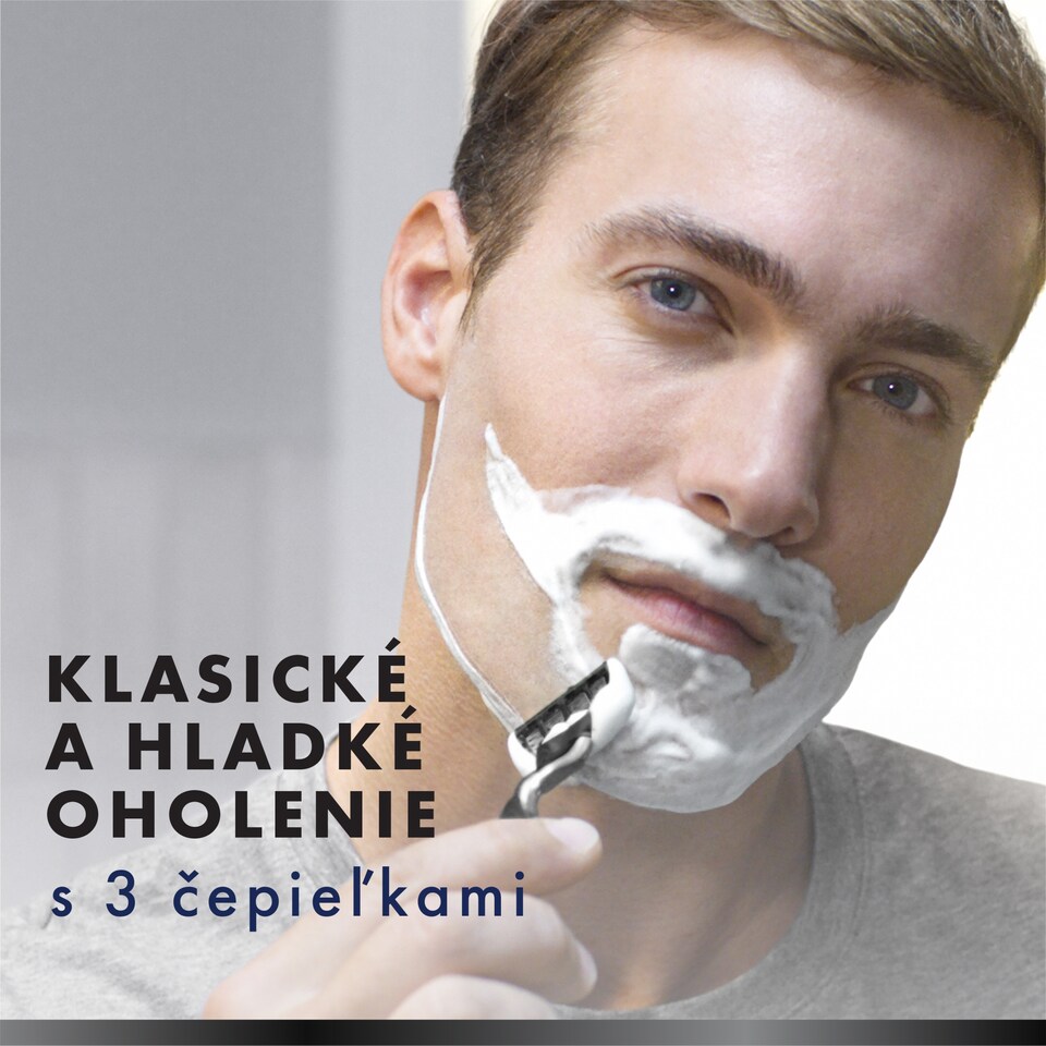 obrázok 1 z Gillette Mach3 Charcoal Náhradné Holiace Hlavice pre Mužov s 3 Čepieľkami