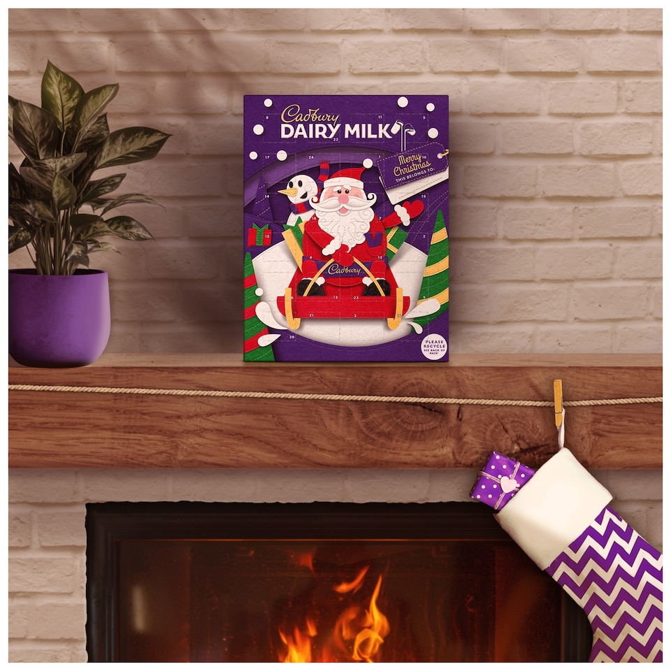 image 1 of Cadbury Dairy Milk Chocolate Xmas Advent Calendar 90g