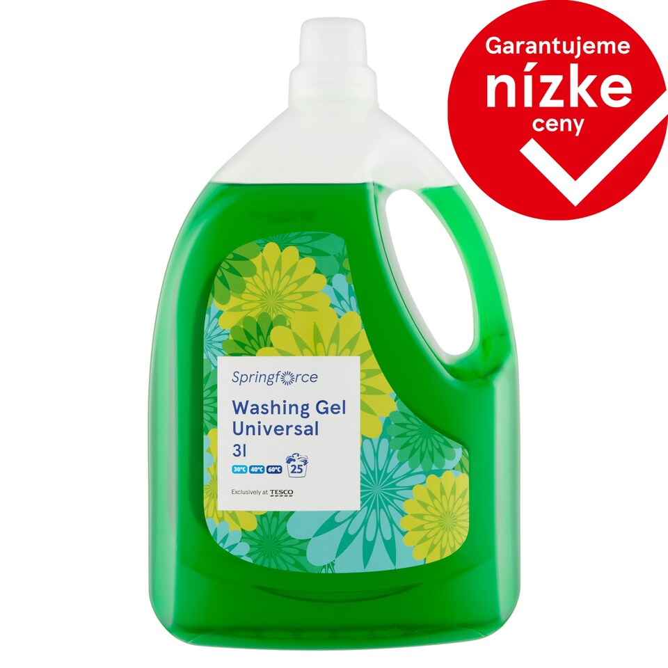 Springforce Washing Gel Universal 25 Washes 3 L
