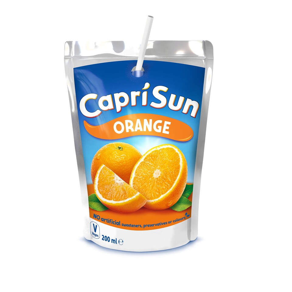 Capri-Sun Orange nesýtený nealkoholický ovocný nápoj 200 ml