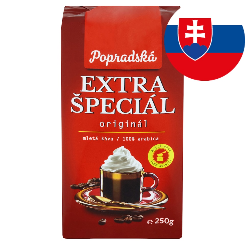 image 1 of Popradská Extra Special Roasted Ground Coffee 250 g