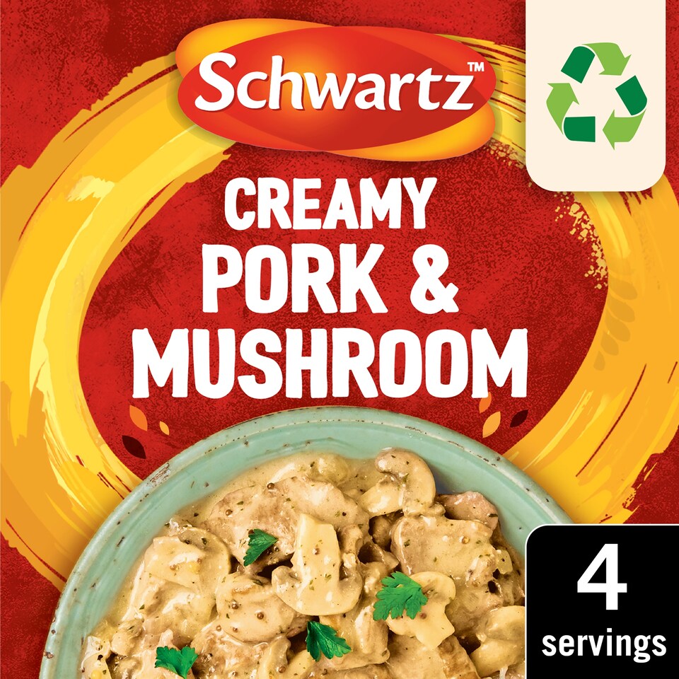 image 1 of Schwartz America Mix Creamy Pork & Mushrooms 40G