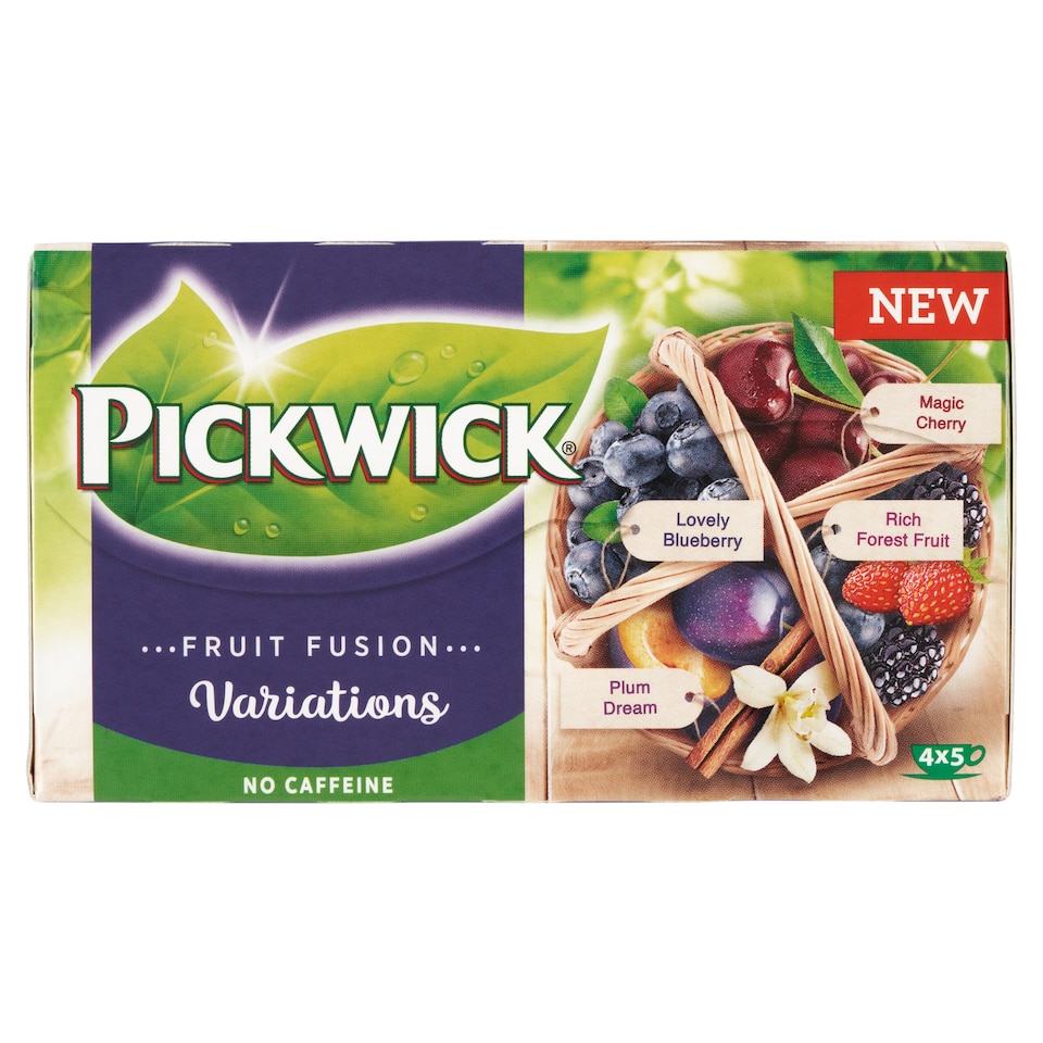 obrázok 1 z Pickwick Fruit Fusion Variations výber ovocnobylinných čajov 20 ks 38,75 g