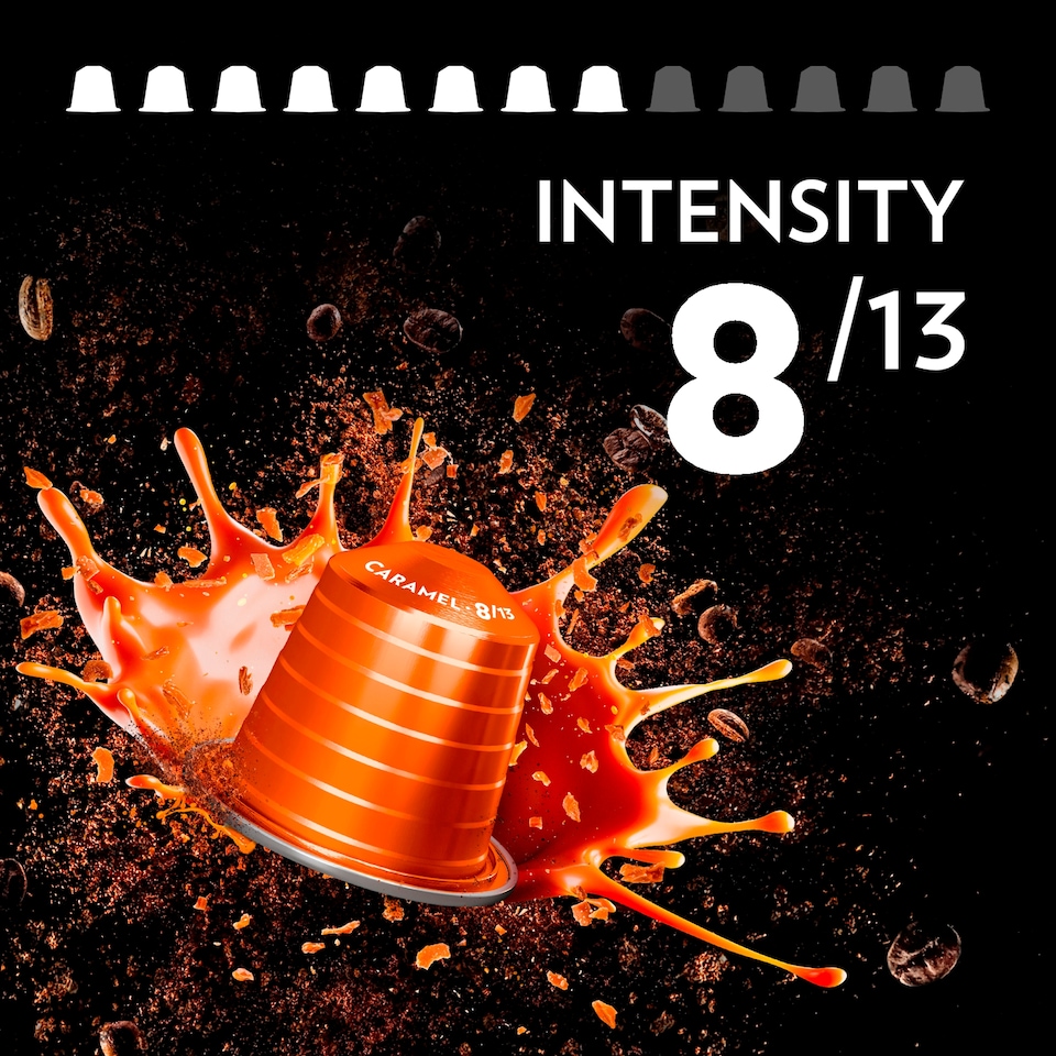 image 1 of Lavazza Espresso Gourmet Caramel Flavoured Coffee 56.5g