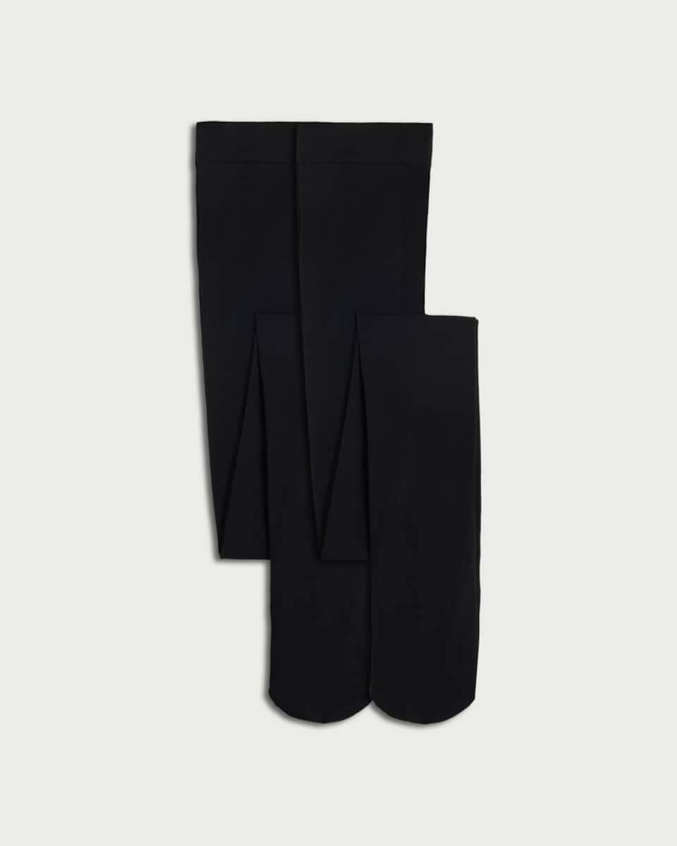 F&F 2-Pack 60 Denier Opaque Tights in Black