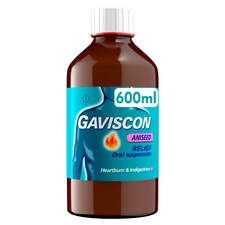 Gaviscon Heartburn & Indigestion Relief Oral Suspension - Aniseed Flavour 600ml