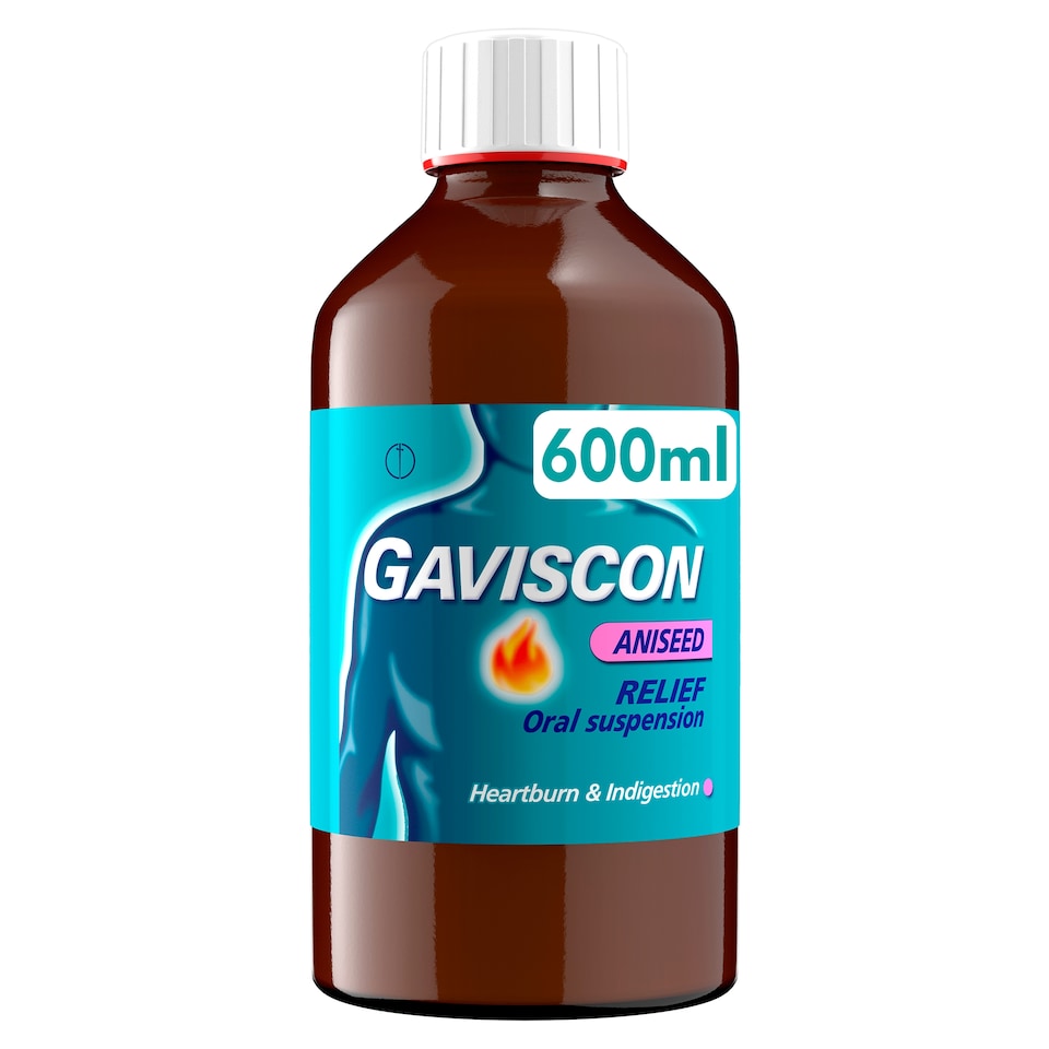 image 1 of Gaviscon Heartburn & Indigestion Relief Oral Suspension - Aniseed Flavour 600ml