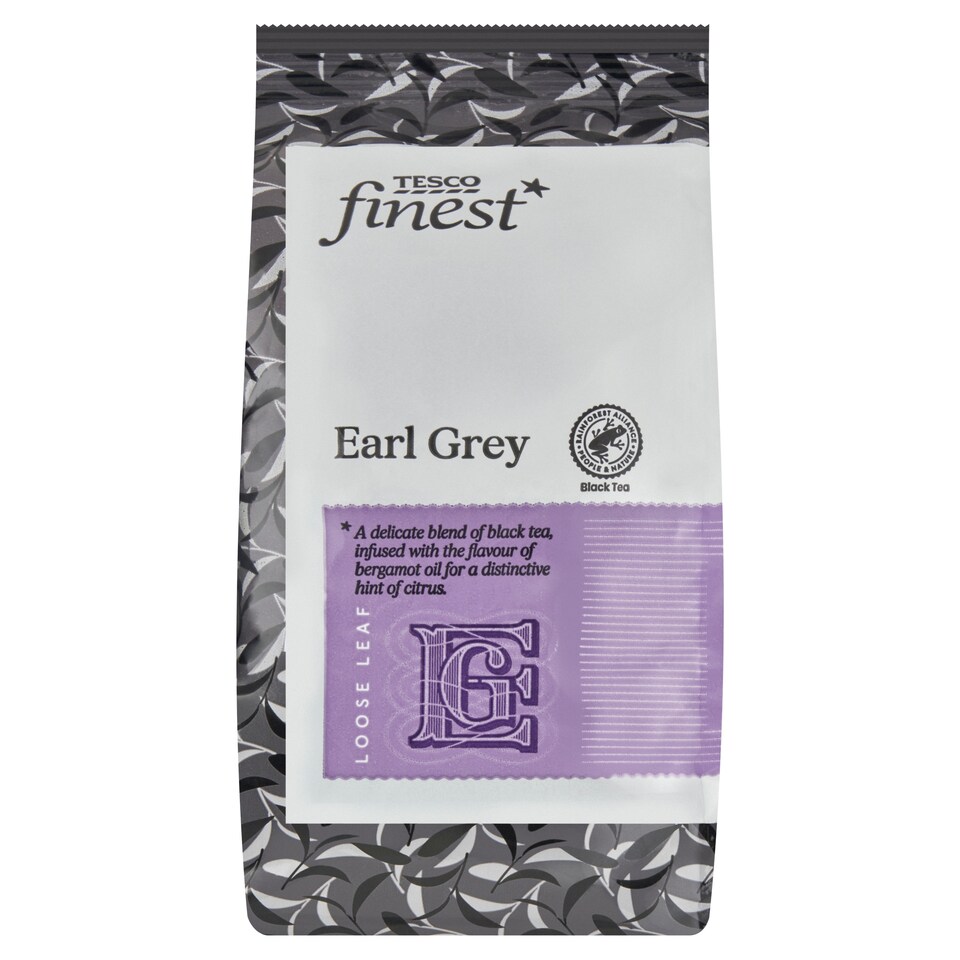 Tesco Finest Earl Gray Flavored Black Loose Tea 125 g