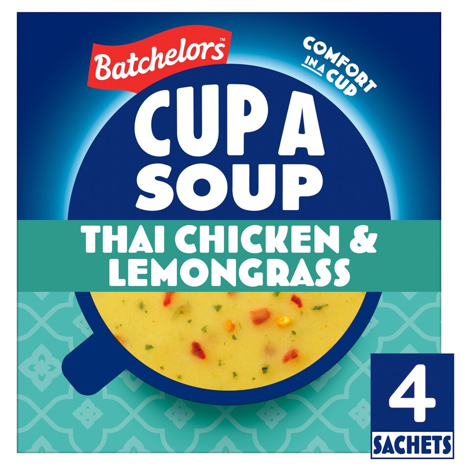 image 1 of Batchelors Cup A Soup Thai Chicken Lemongrass 4 Sachets 88G