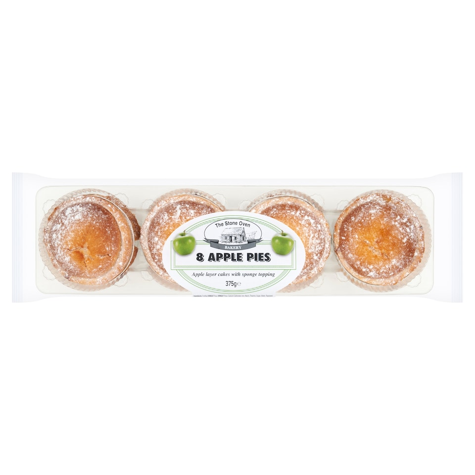 The Stone Oven 8 Pack Apples Pies 450G