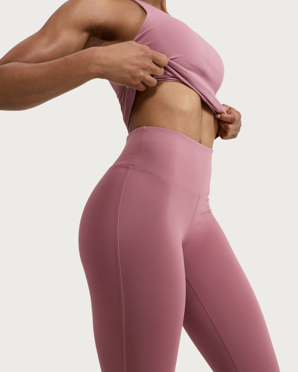 image 1 of F&F Active EVERYHOUR High Waisted Leggings in Pink