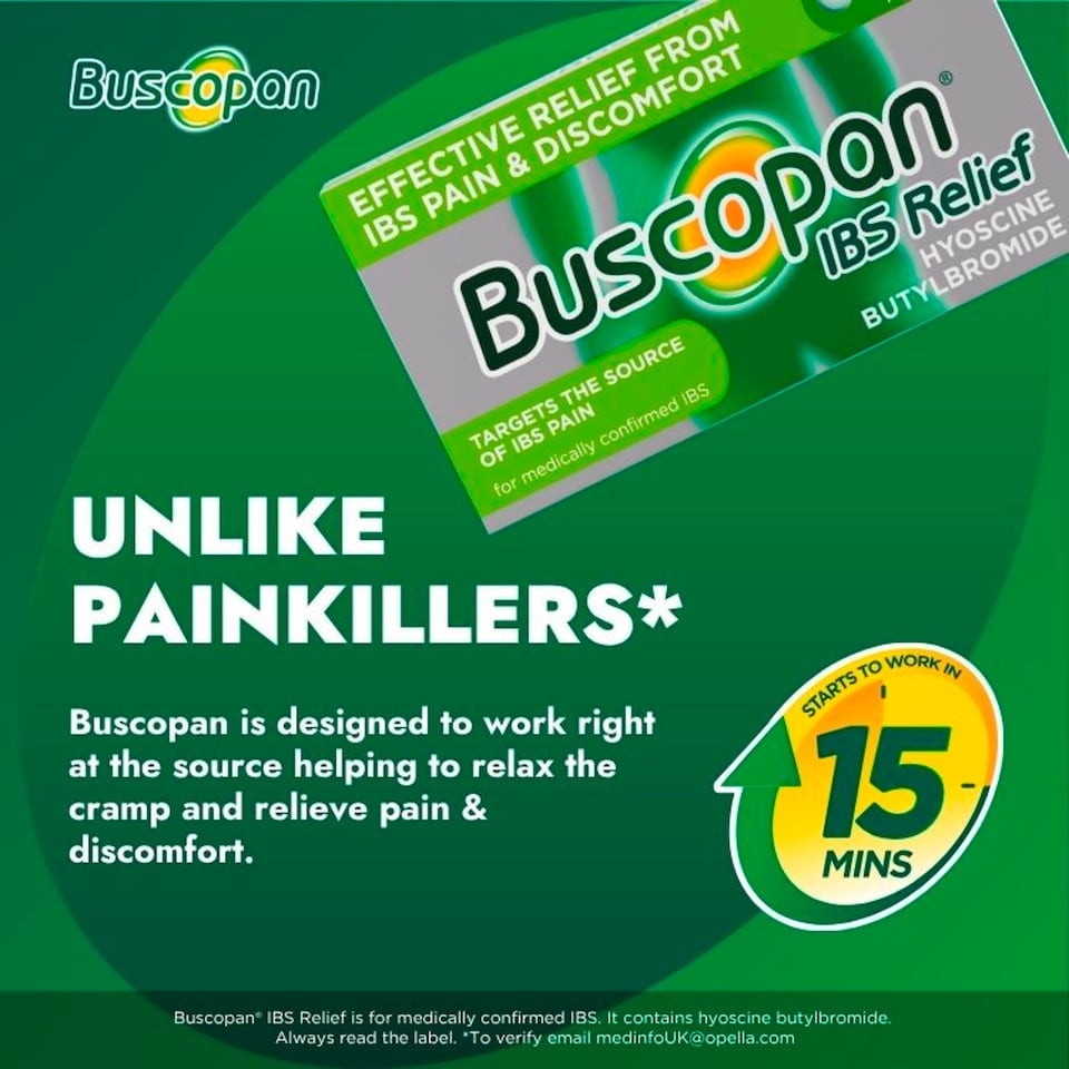 image 1 of Buscopan IBS Relief Tablets - Pain & Discomfort Relief 20s