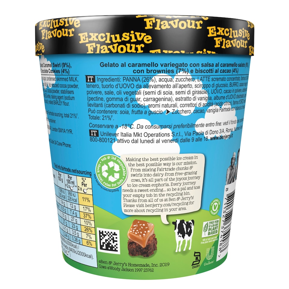 image 1 of Ben & Jerry Sofa So Good Together Caramel And Chocolate Ice Cream 465Ml