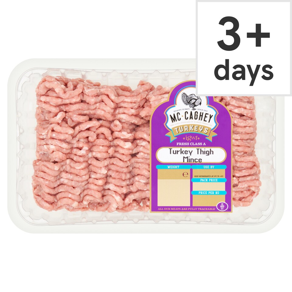 McCaghey Turkey Thigh Mince 500G