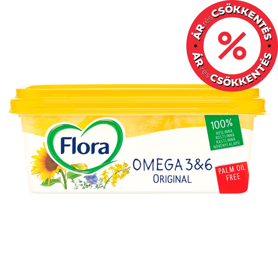 image 1 of Flora Original Omega 3 & 6 Margarine 225 g