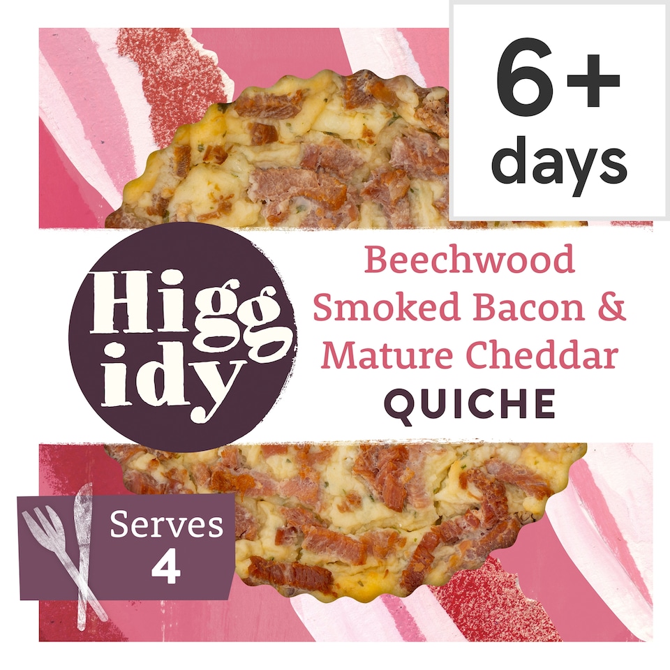 image 1 of Higgidy Bacon & Cheddar Quiche 400G