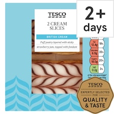 Tesco 2 Cream Slices
