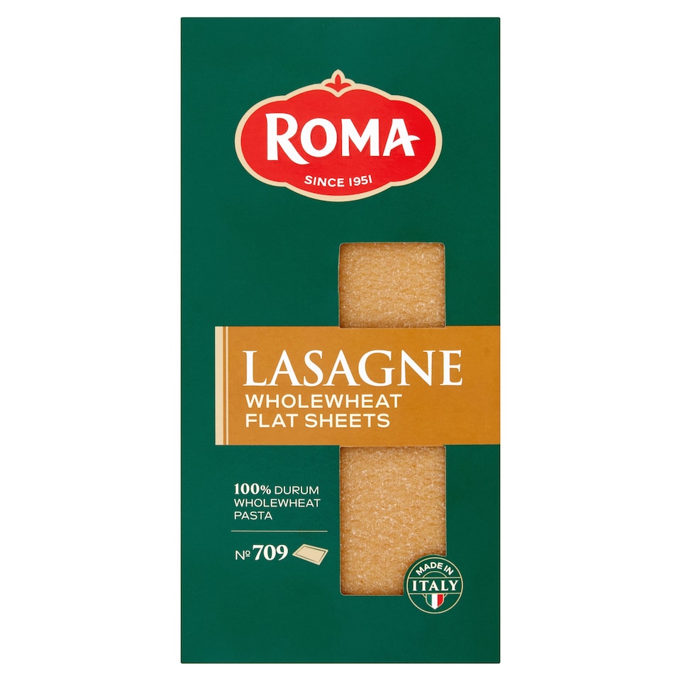 Roma Whole Wheat Lasagne 250G