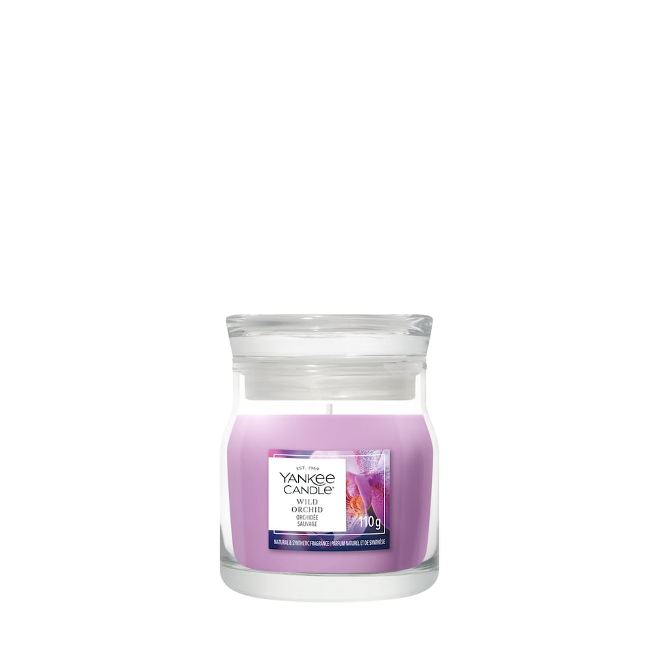 image 1 of Yankee Candle Signature Wild Orchid Small Candle 110g
