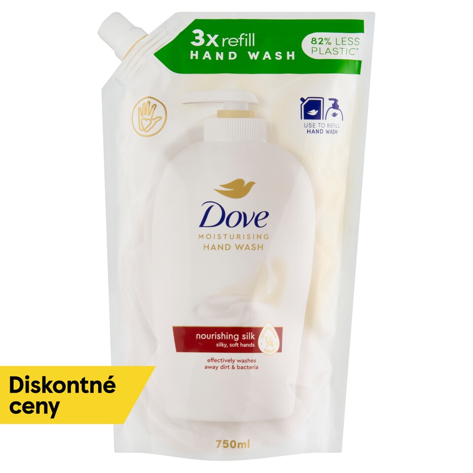 image 1 of Dove Nourishing Silk Moisturising Hand Wash 750 ml