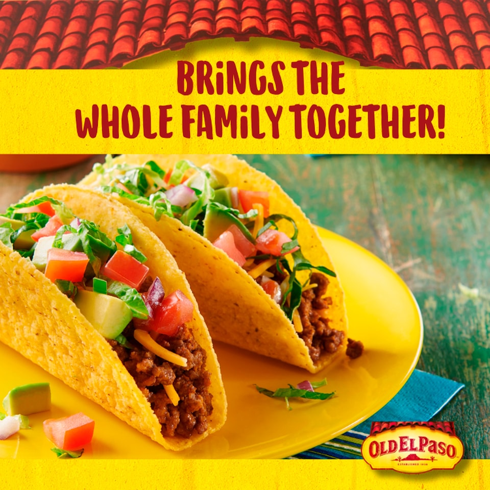 image 1 of Old El Paso Crunchy Taco Kit 308G