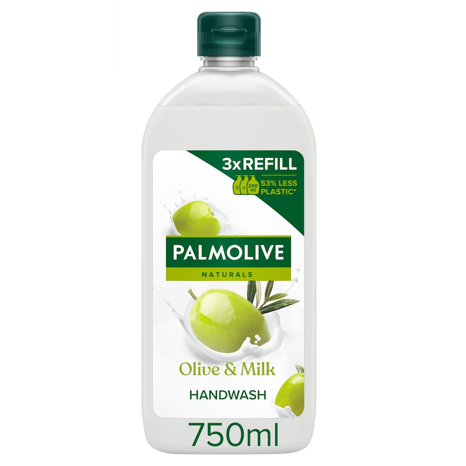 image 1 of Palmolive Naturals olive & milk liquid hand soap refill 750 ml
