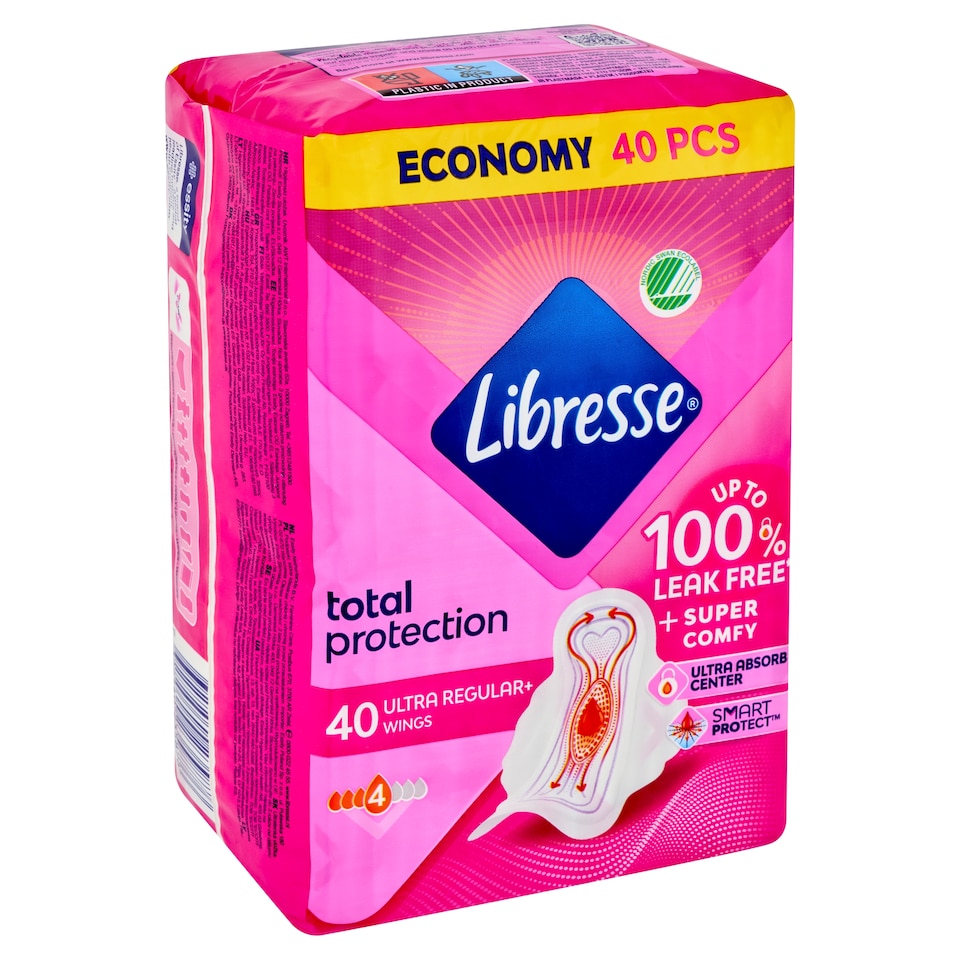 Libresse Ultra Regular+ szárnyas egészségügyi betét 40 db  1. kép