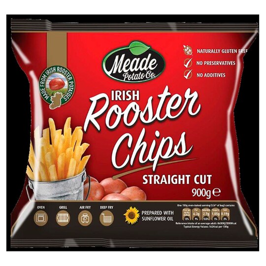 Meade Irish Rooster Chips 900G Tesco Groceries
