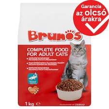 Brunos Complete Food for Adult Cats with Fish Flavour 1 kg
