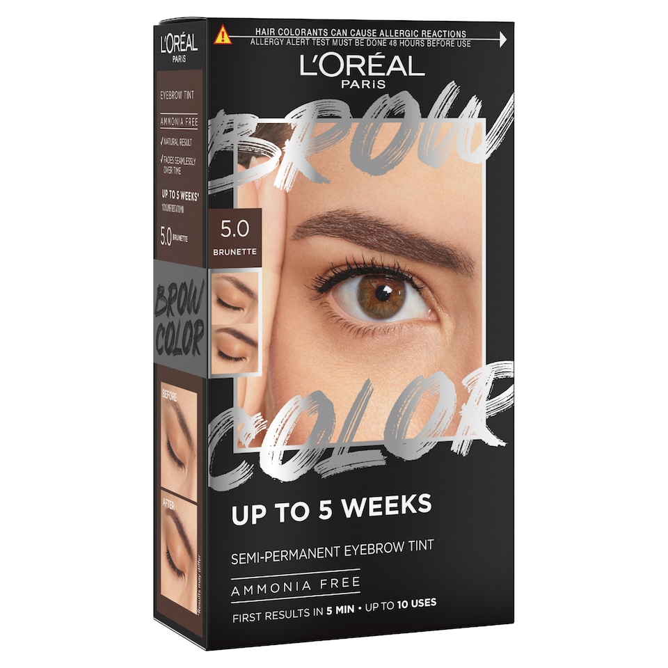 image 1 of L'Oreal Paris Semi-Permanent Eyebrow Tint 5.0 Brunette