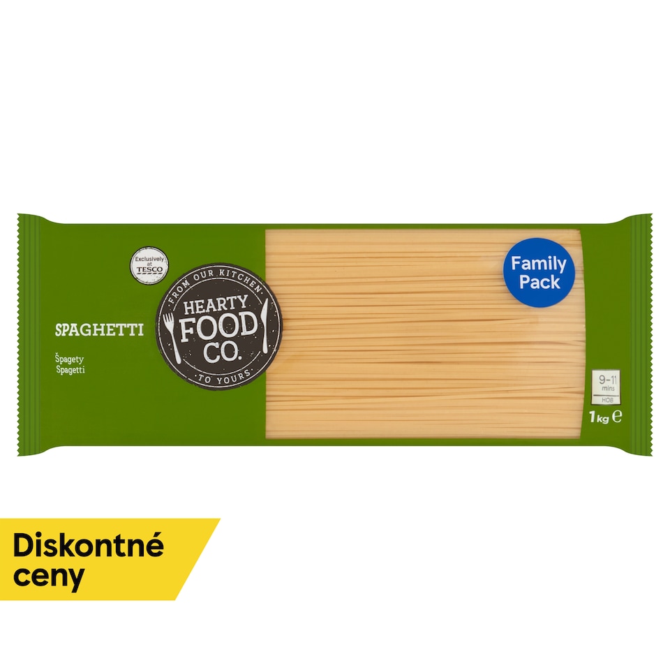 Hearty Food Co. Špagety 1 kg