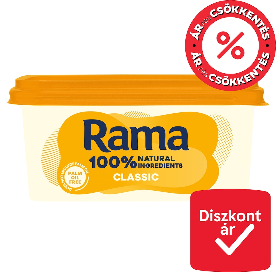 Rama classic margarin 400 g  1. kép
