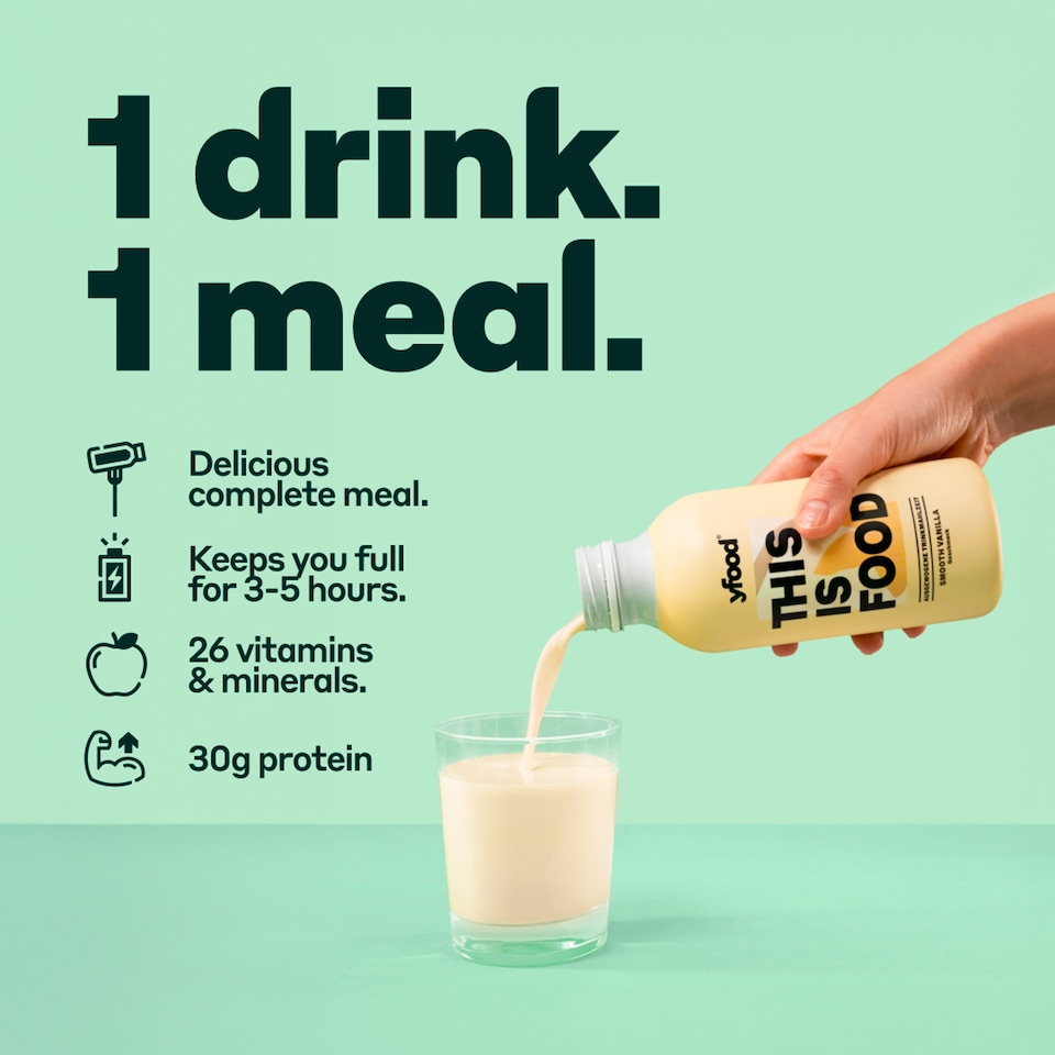 image 1 of yfood Ready to Drink Complete Meal Cold Brew Coffee 500ml