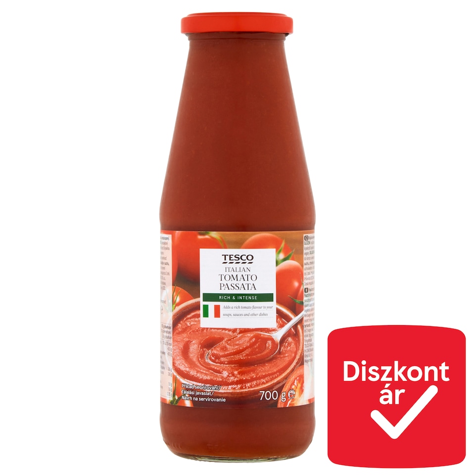 Tesco passzírozott paradicsom 700 g