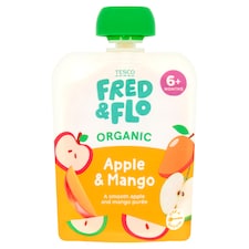TESCO FRED & FLO Organic Apple & Mango 70g