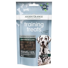 Arden Grange Dog training treats sensitive grain free with ocean white fish and potato 80g