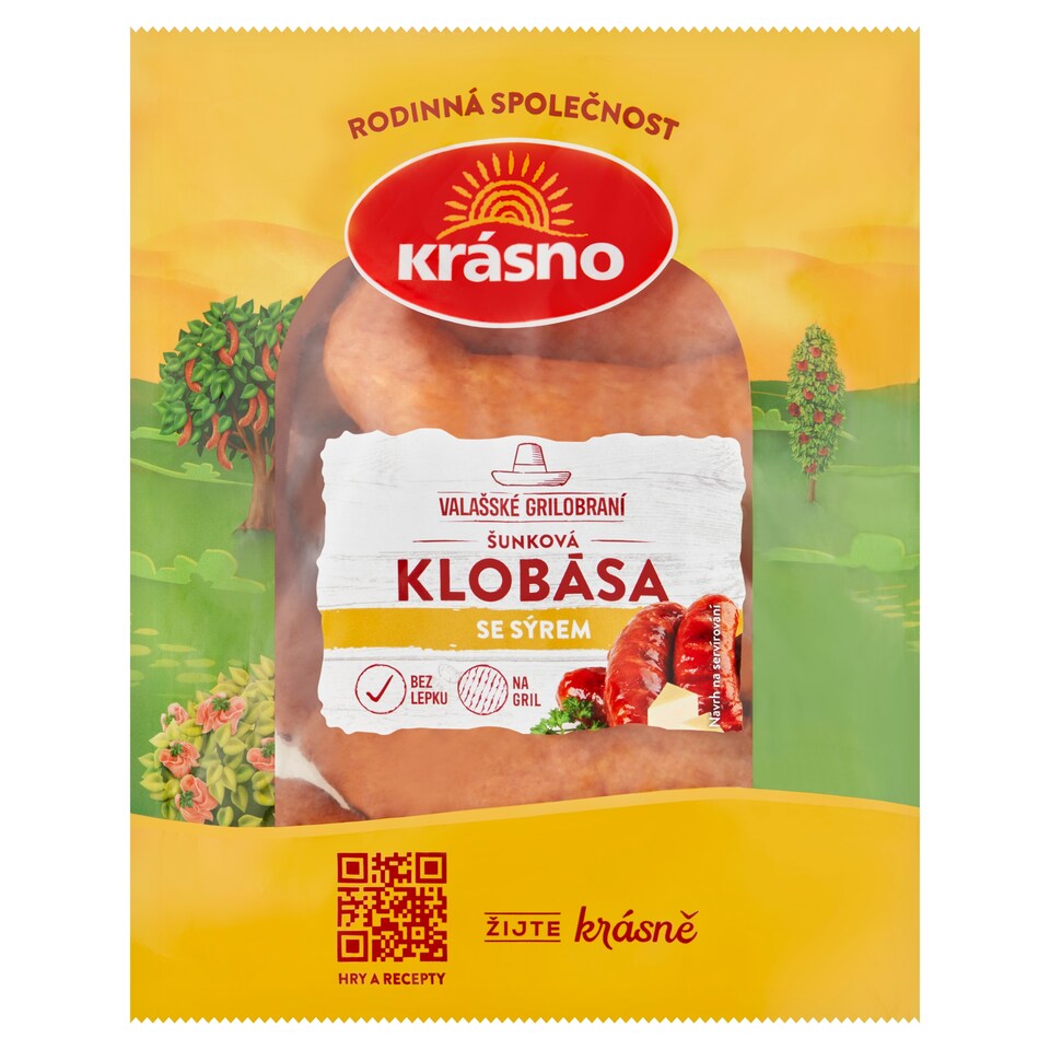 Obrázek 1 pro produkt Šunková klobása se sýrem