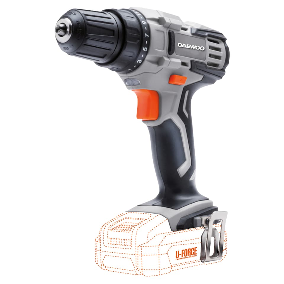 Obrázek 1 pro produkt Daewoo Příklepová aku vrtačka s lithiovým akumulátorem DALD18-P1