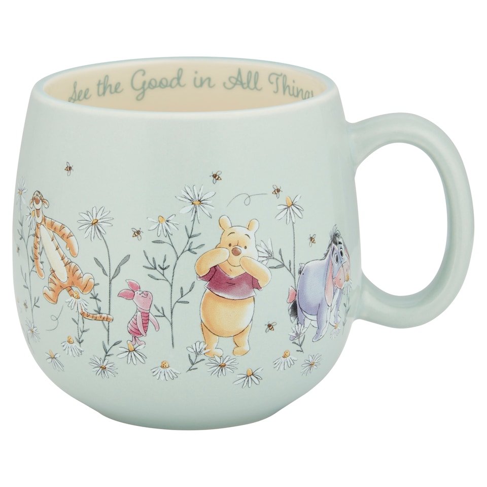 image 1 of Tesco Green Disney Winnie The Pooh Mug